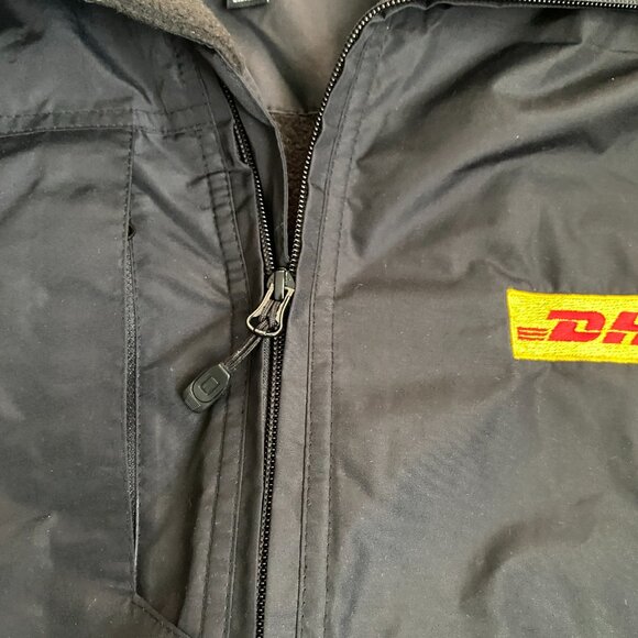 Port Authority Black Pile-Lined Jacket - DHL Embroidery - Size L - Picture 8 of 14